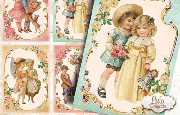 Download Young Vintage Couples Cards - Card Collection