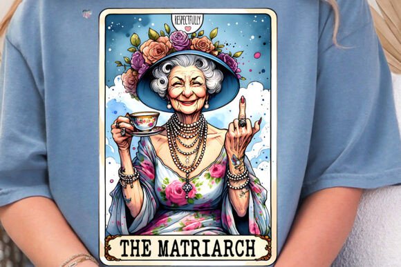 Download The Matriarch Old Lady Tarot Card PNG - Card Collection