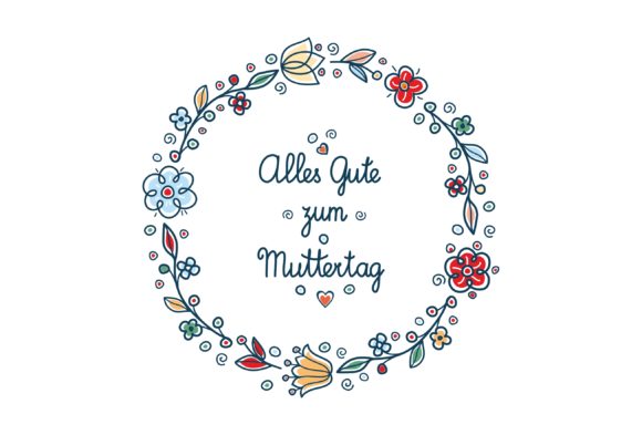 Download Happy Mother's Day Greeting Card in Deutsche - Card Collection