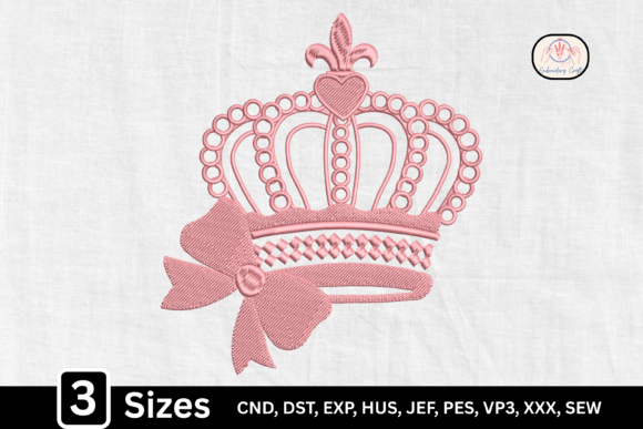 Download Pink Coquette Bow Princess Crown - Pink Collection