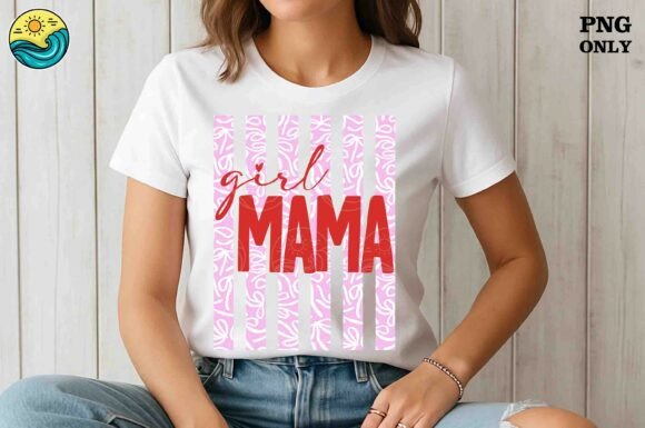Download Girl Mama Pink Bow Pattern PNG - Pink Collection