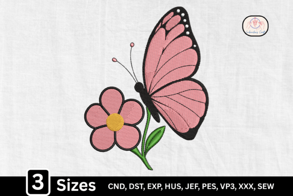 Download Pink Butterfly Flower - Pink Collection