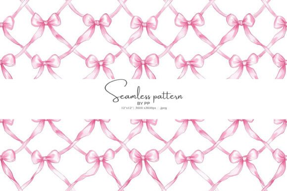 Download Pink Bow Seamless Pattern - Pink Collection